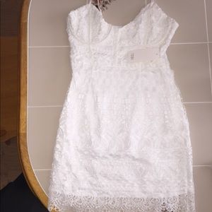 White lace dress